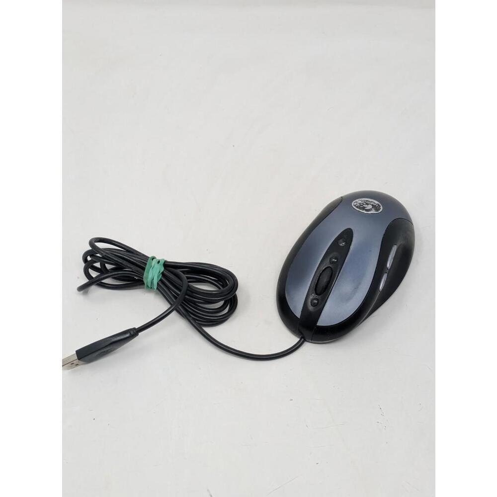 Logitech MX500 Optical Mouse Gaming Silver Black 8 Buttons - Tested